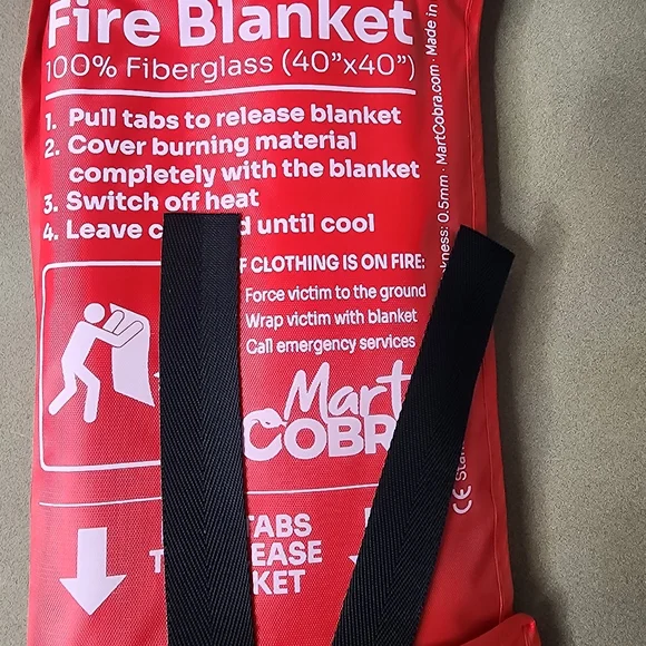 NWT Mart Cobra First Response Fire Blanket  40 x 40 inch - Picture 6 of 10